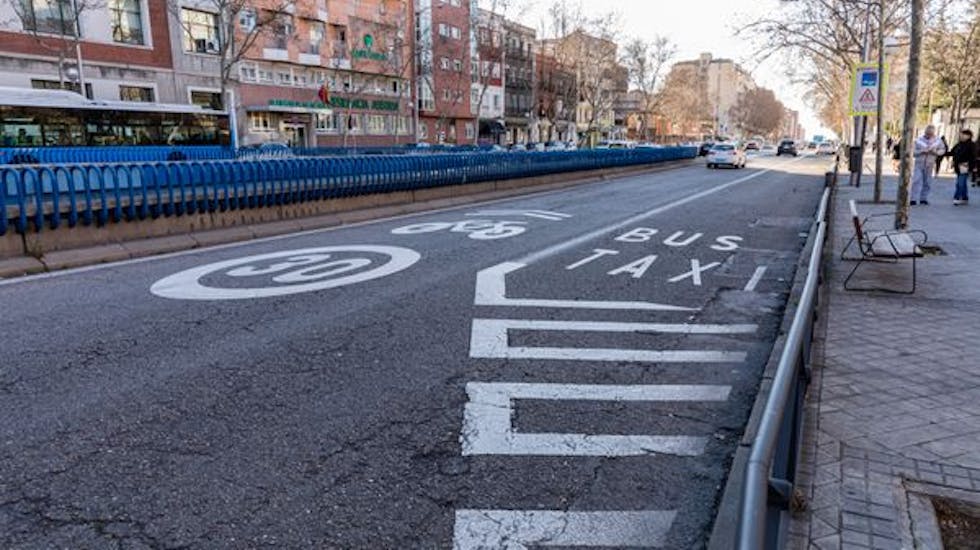 Bloques de carril reservado