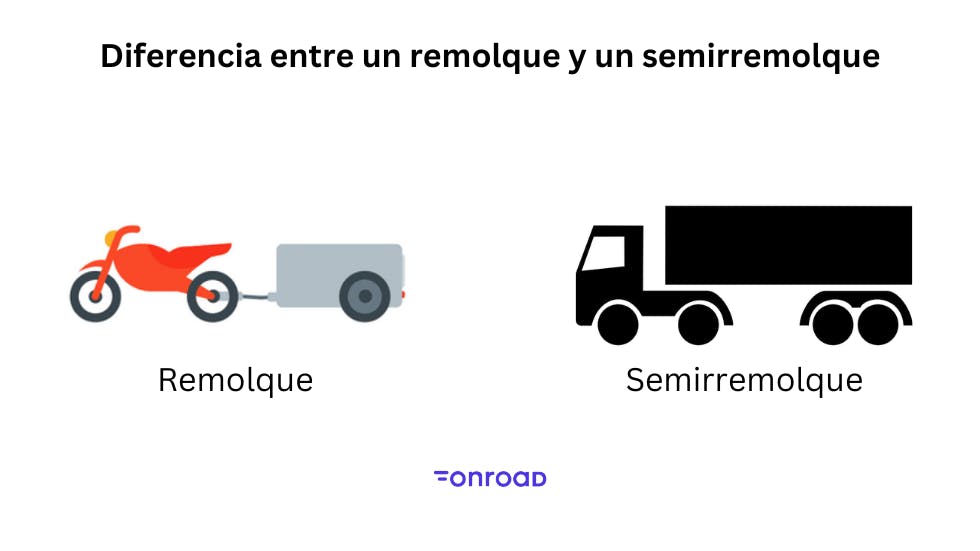 Diferencia entre remolques y semirremolques