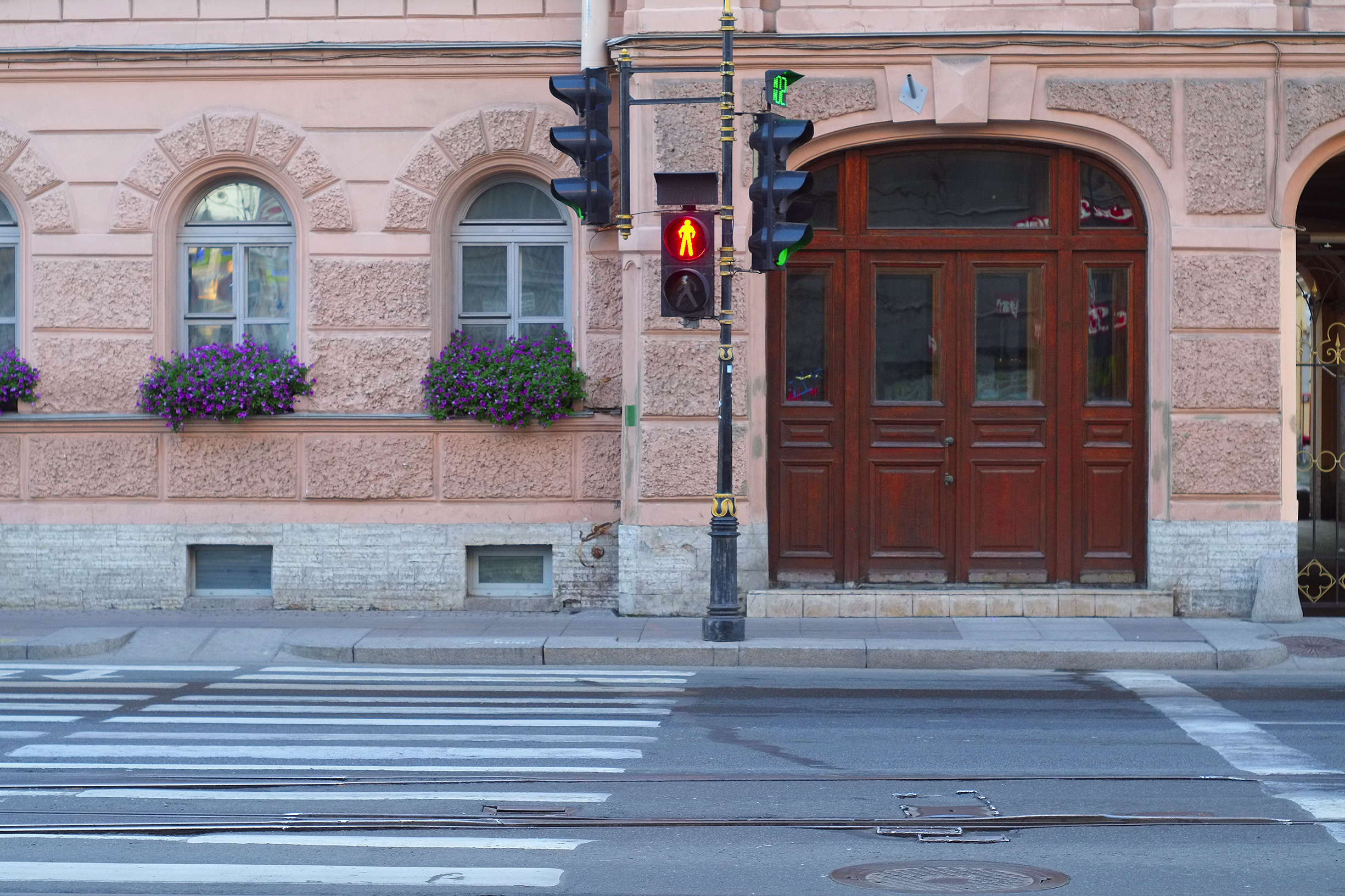 Paso de cebra con semaforo
