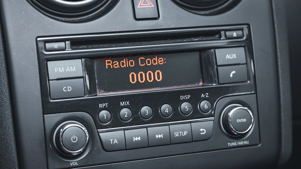 Radio de un vehículo 