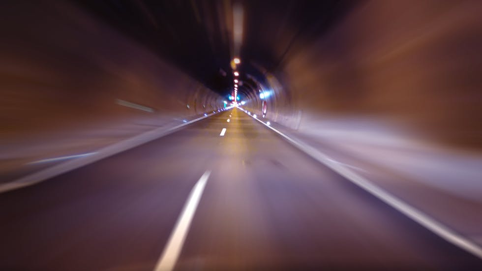 Efecto túnel durante la conducción