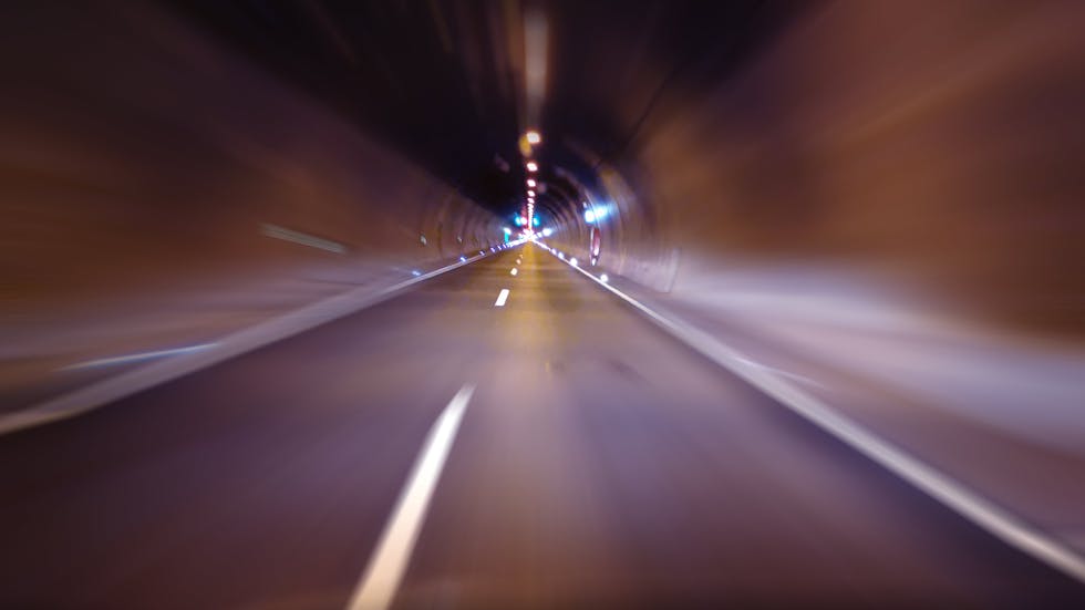 Efecto túnel durante la conducción