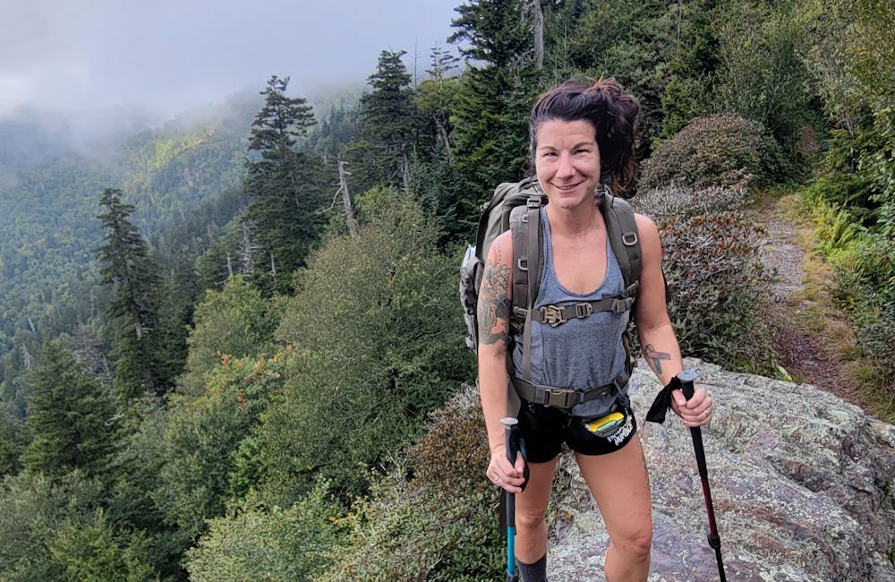 Lindsay is an Air Force Reservist and outdoors enthusiast who became hiking "obsessed"