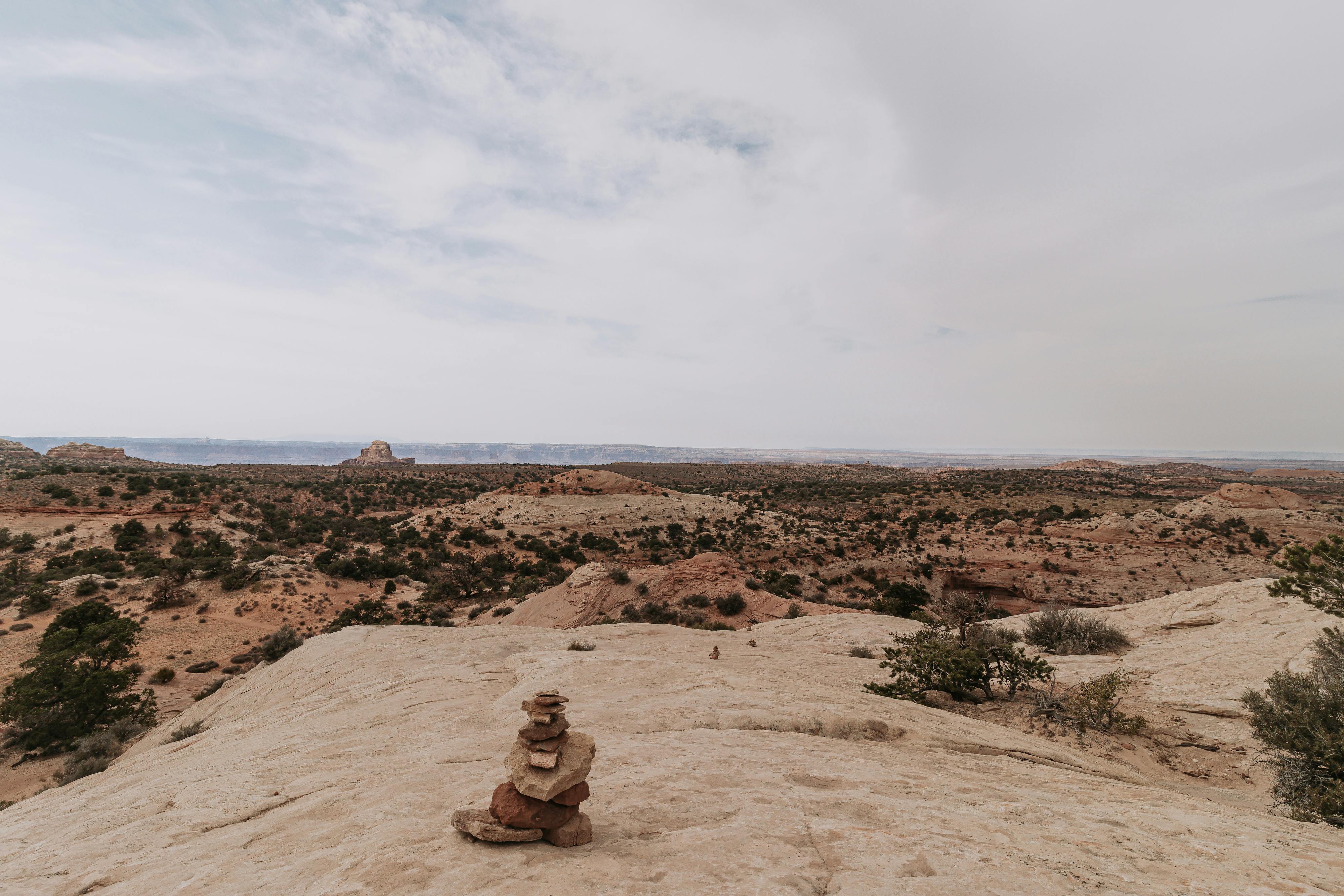 Rock Cairn in Canyonlands National Park.