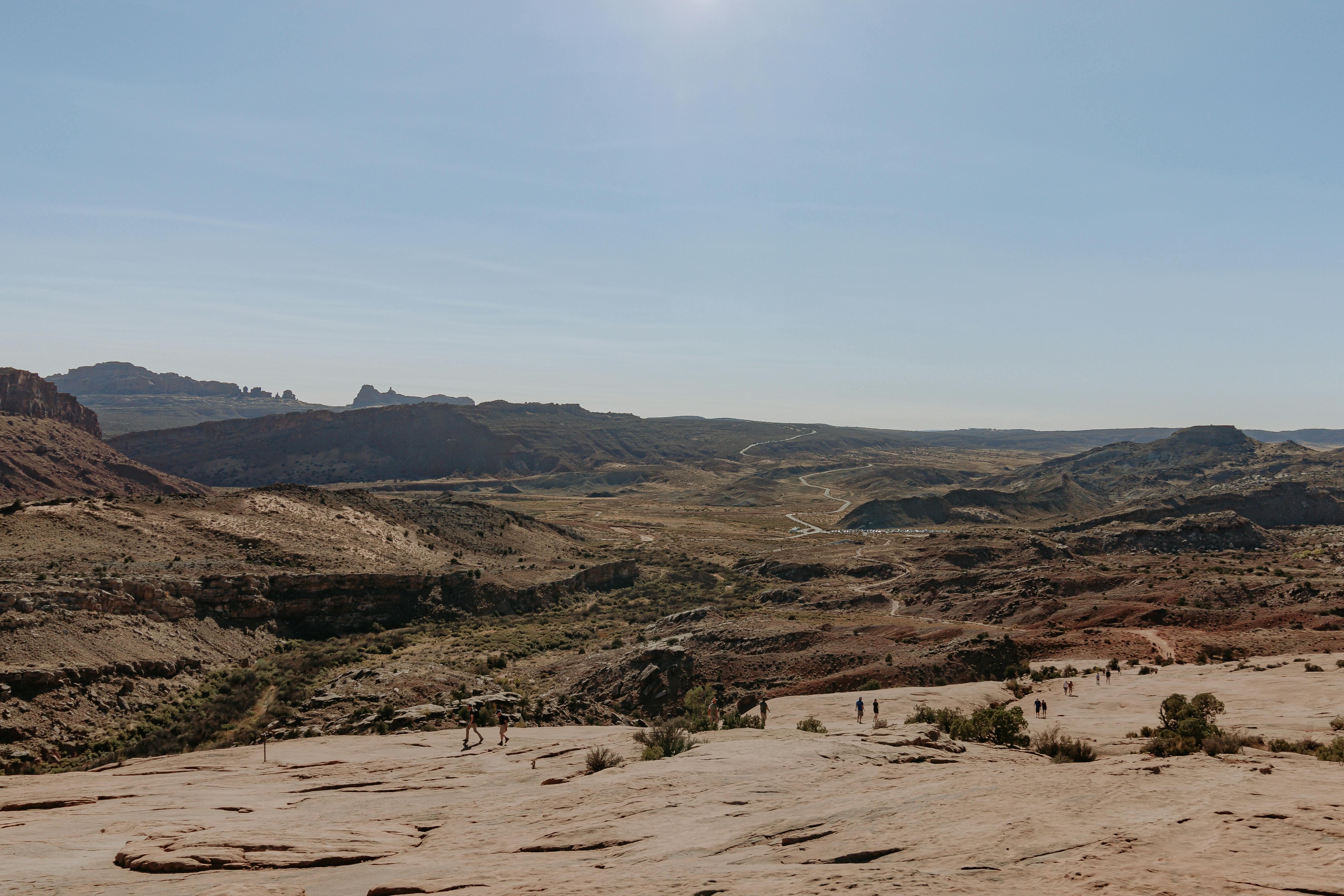 At the top of Delicate Arch. Image credit: Lindsay Kagalis