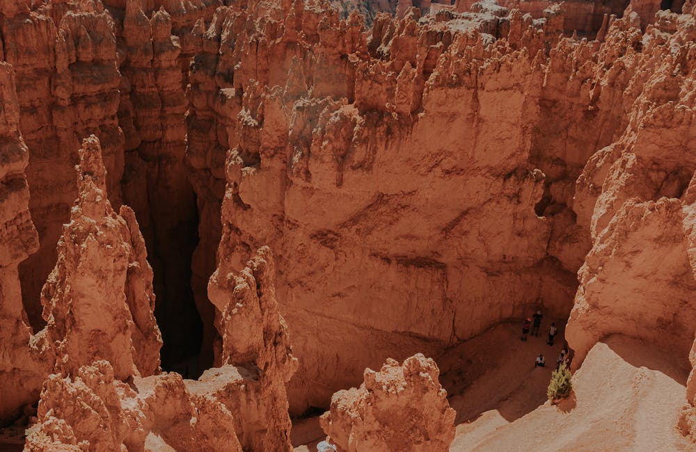 Landscape views of Bryce Canyon National Park.