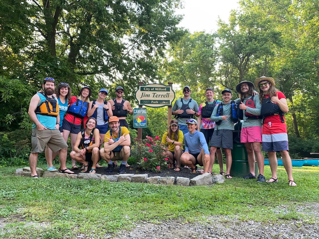 The RRT store crew before a float trip
