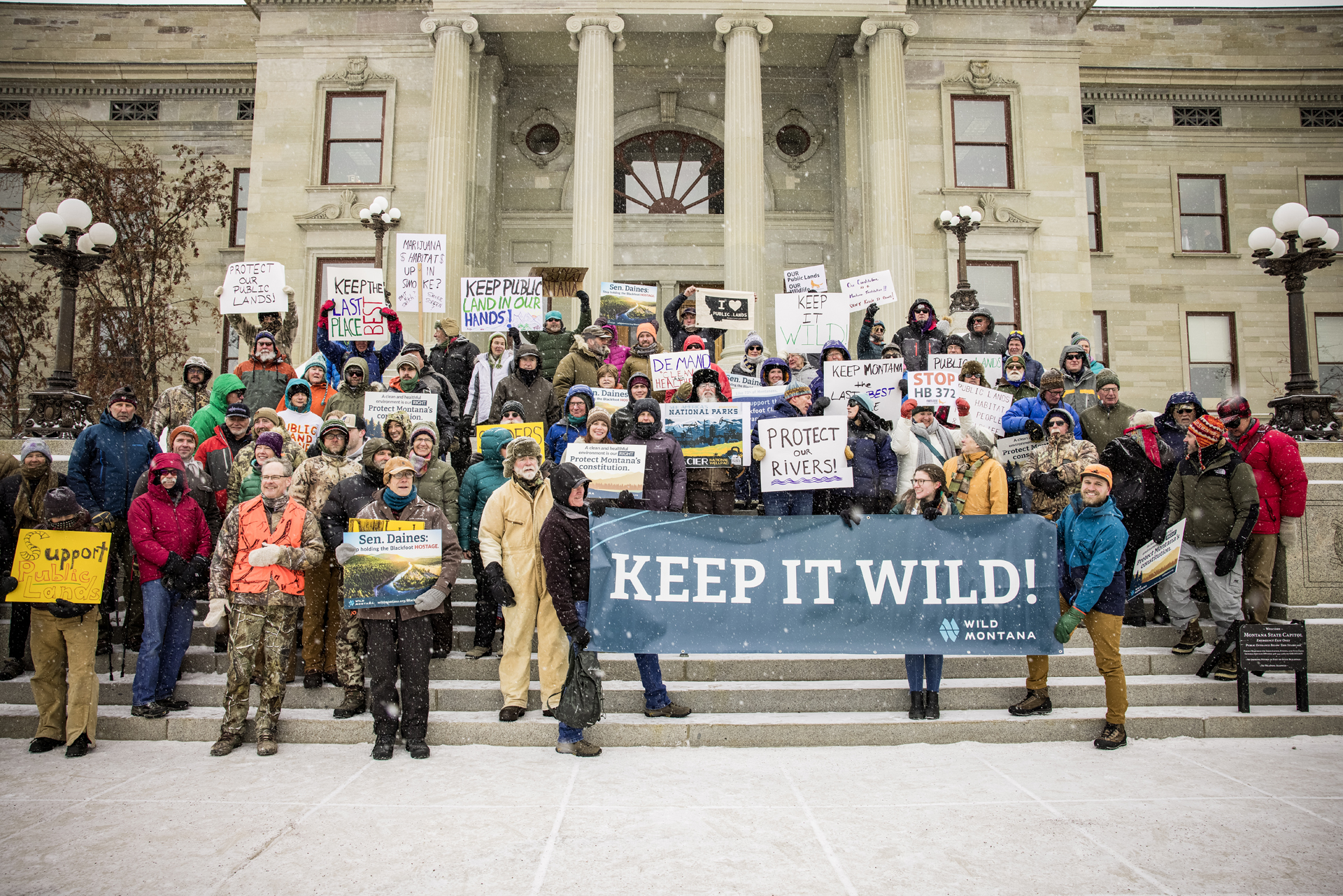 Oboz Partner Wild Montana speakign out in Montana's Capital.