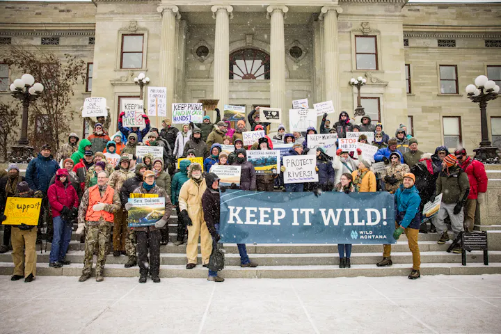 Oboz Partner Wild Montana speakign out in Montana's Capital.
