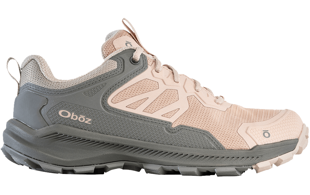 Oboz Women's Katabatic Low Hiking Shoe in Dusty Rose