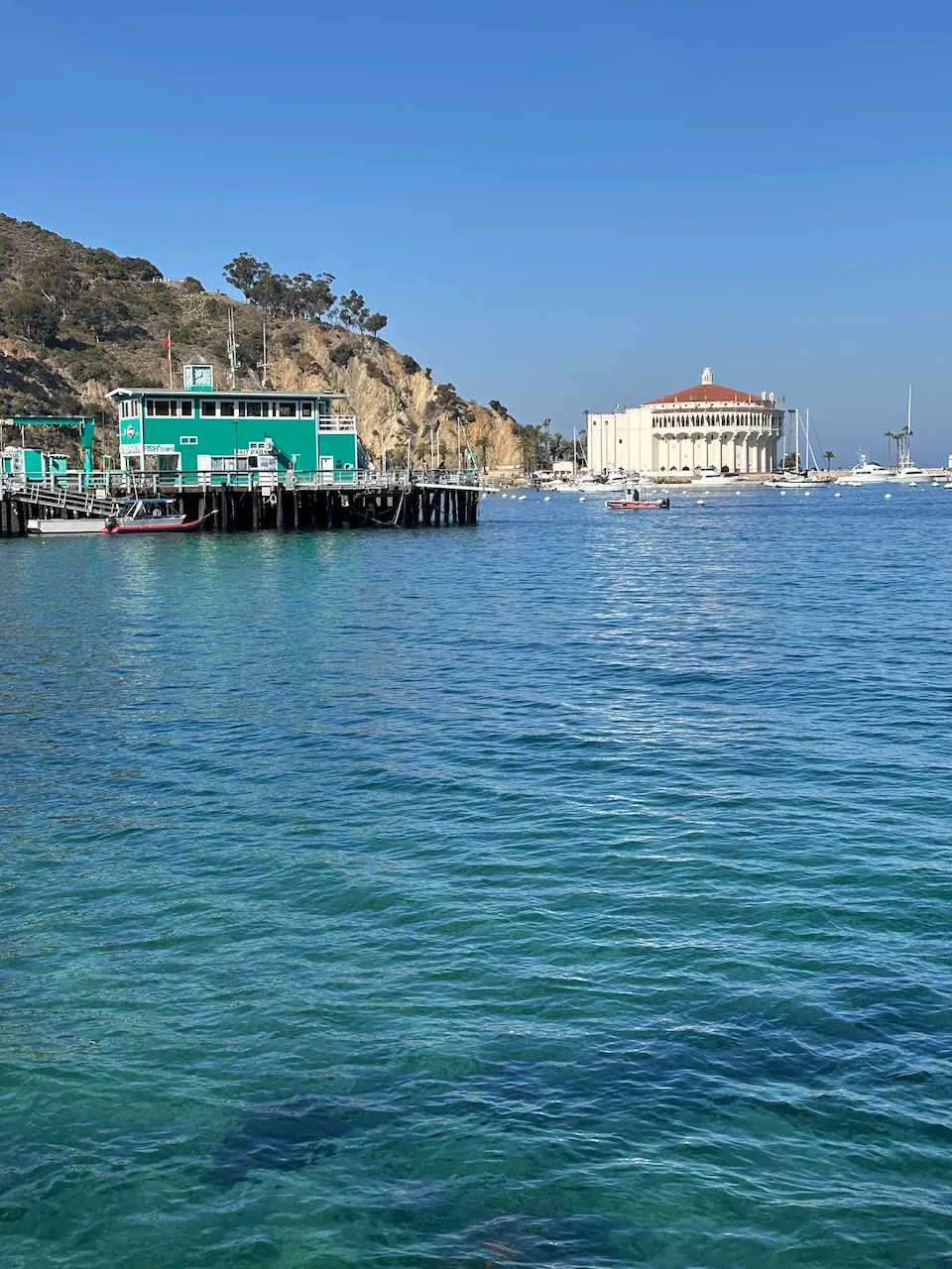 The Ferry to start a journey on the Catalina trail
