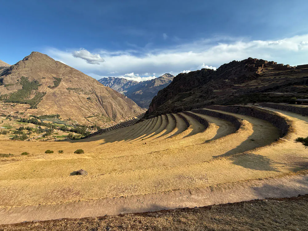 A view in Peru at Machu Picchu
