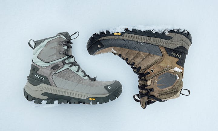 The new Oboz Bangtail winter boots in both mens and womens styles