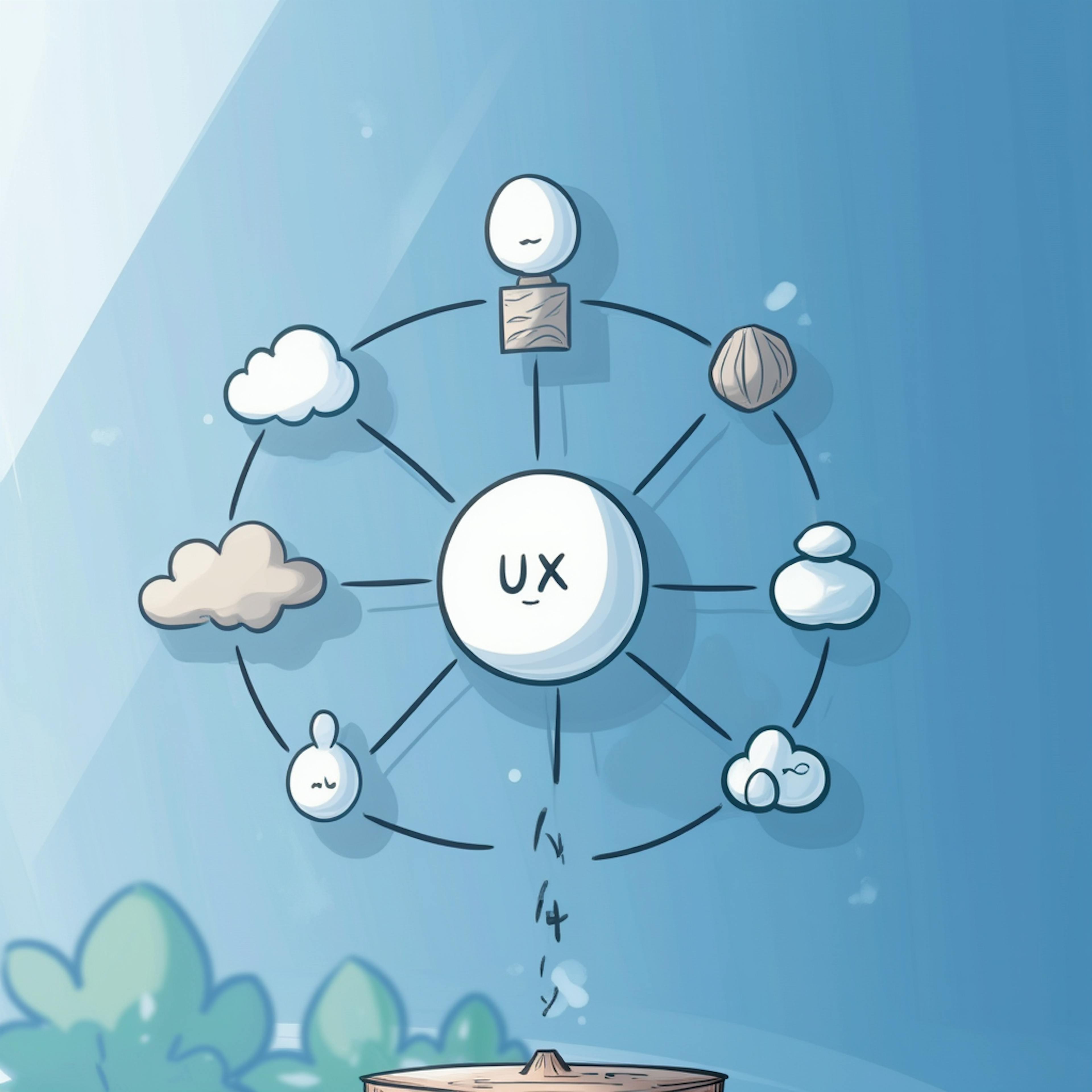 imagem simulando o usuário como centro de experiência ux