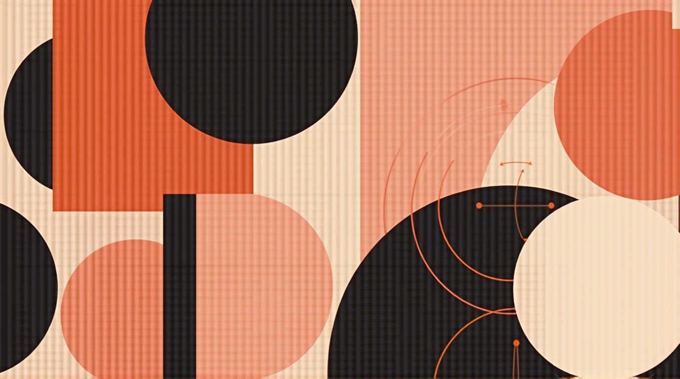 imagem abstrata da Obra.ag mostrando uma composição gráfica de imagens