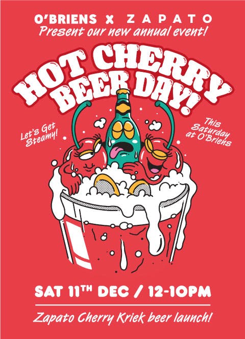 O'Briens Hot Cherry Beer Day