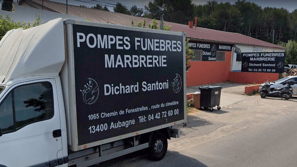 Photographie Pompes Funèbres Marbrerie Dichard Santoni d' Aubagne