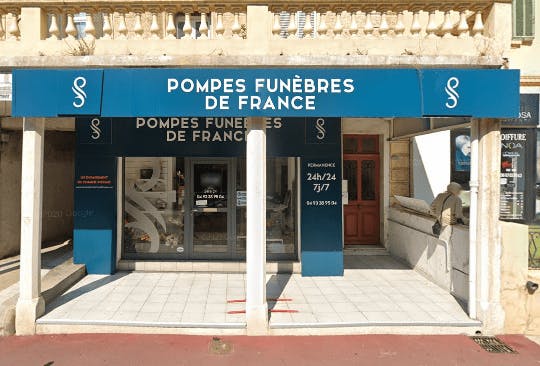 Photographie de la Pompes Funèbres de France à Cannes