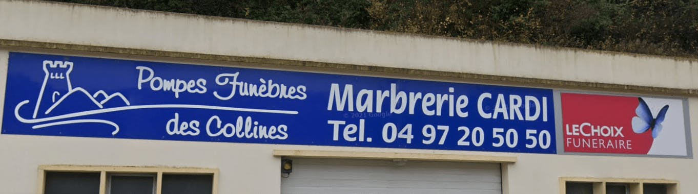 Photographie de la Pompes Funèbres des Collines Niçoises de la ville de Saint-André-de-la-Roche