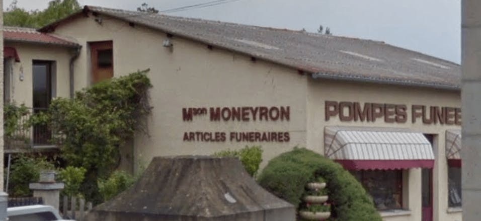 Photographie de la Pompes Funèbres Moneyron de la ville de Langeac
