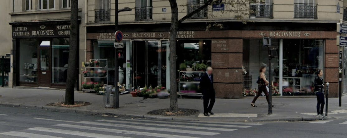 Photographie de la Pompes Funèbres Montparnasse-Braconnier à Paris