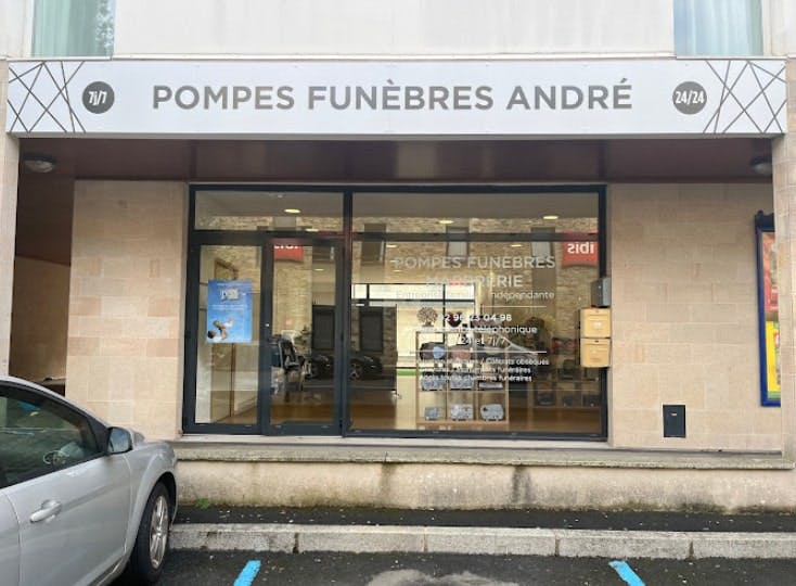 Photographie de la Pompes Funèbres André de Lannion