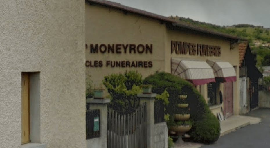 Photographie de la Pompes Funèbres Moneyron de la ville de Langeac