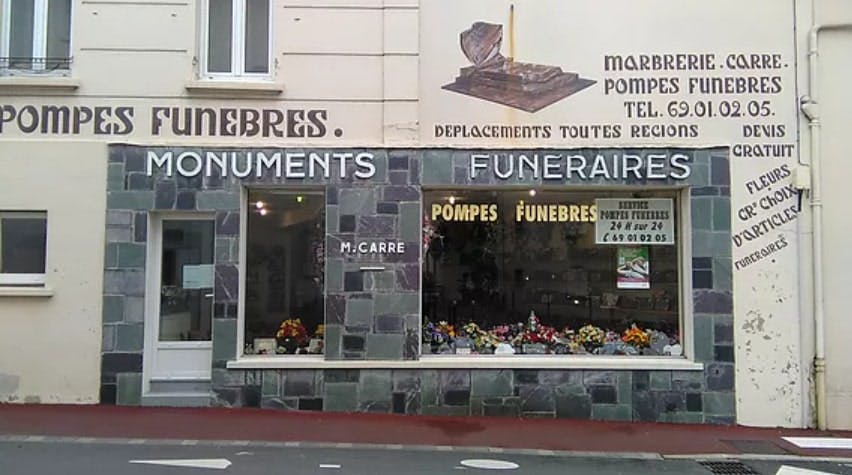 Photographies des Pompes Funèbres Marbrerie Les Granits Floury à Montlhéry