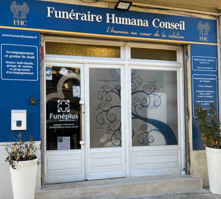 Photographie de la Pompes funèbres Humana Conseil de Marseille
