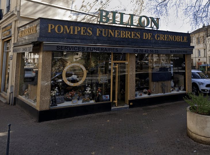 Photographie de la Pompes Funèbres et Marbrerie Billon de Grenoble