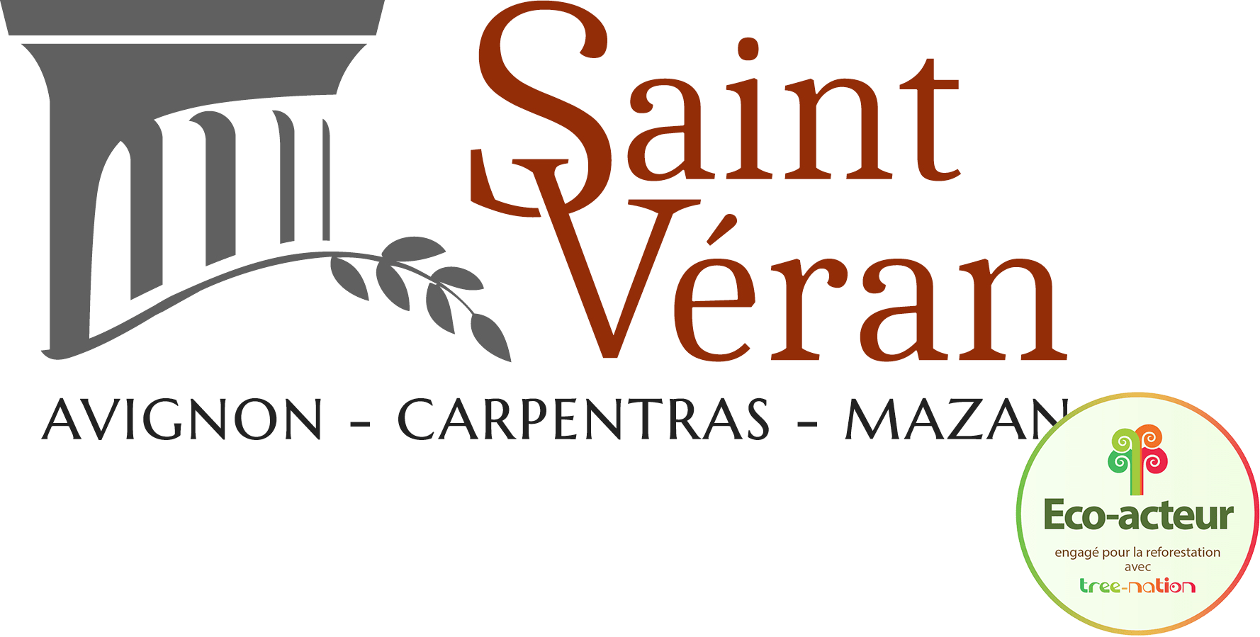 Photographie du logo des Pompes Funèbres Saint Veran