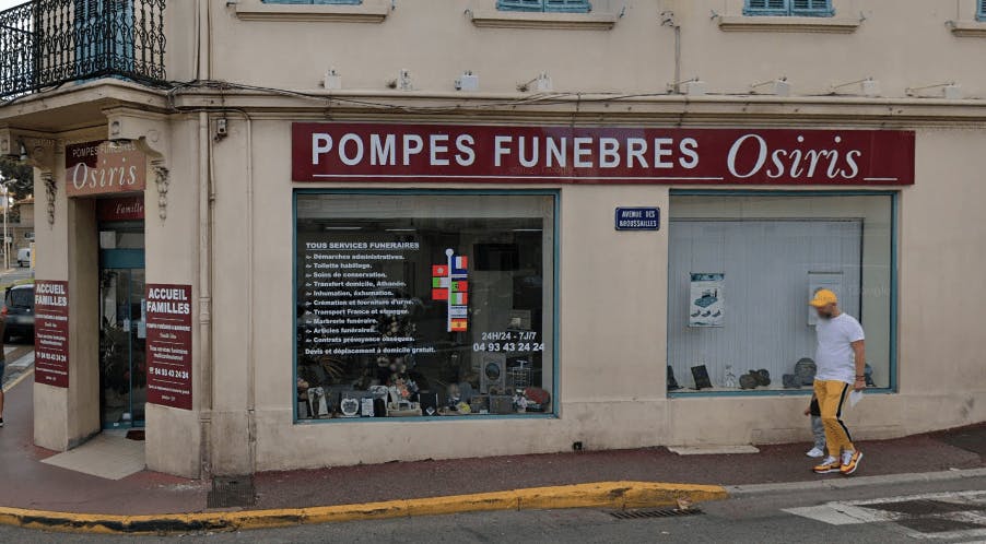 Photographie Pompes Funèbres Osiris - Maison Silva Le Cannet