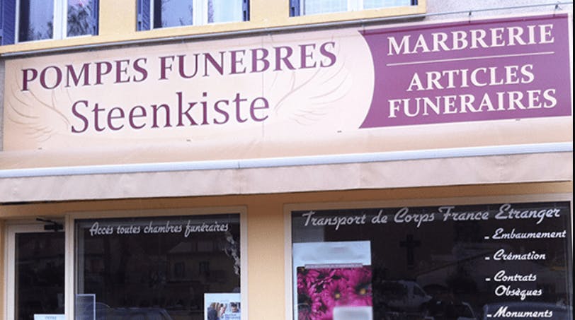 Photographie de la Pompes Funèbres et Marbrerie Steenkiste de Château-Arnoux-Saint-Auban