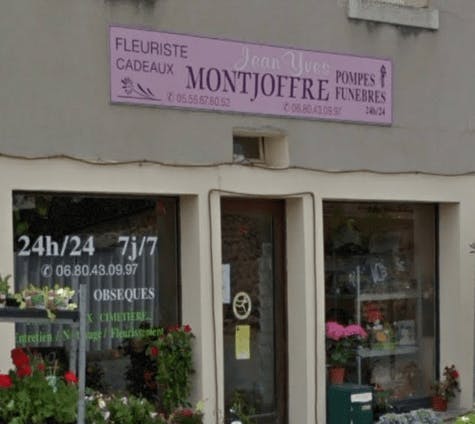 Photographie de la Pompes Funèbres MONTJOFFRE de la ville de Bellegarde-en-Marche
