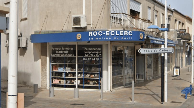 Photographie de la Pompes Funèbres ROC ECLERC à Berre-l'Étang