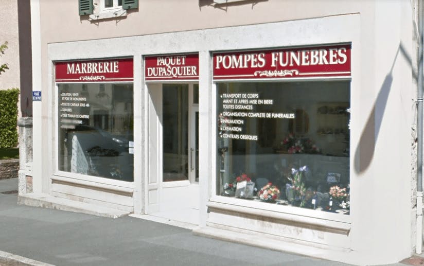 Photographie de la Pompes Funèbres Dupasquier à Beaujeu