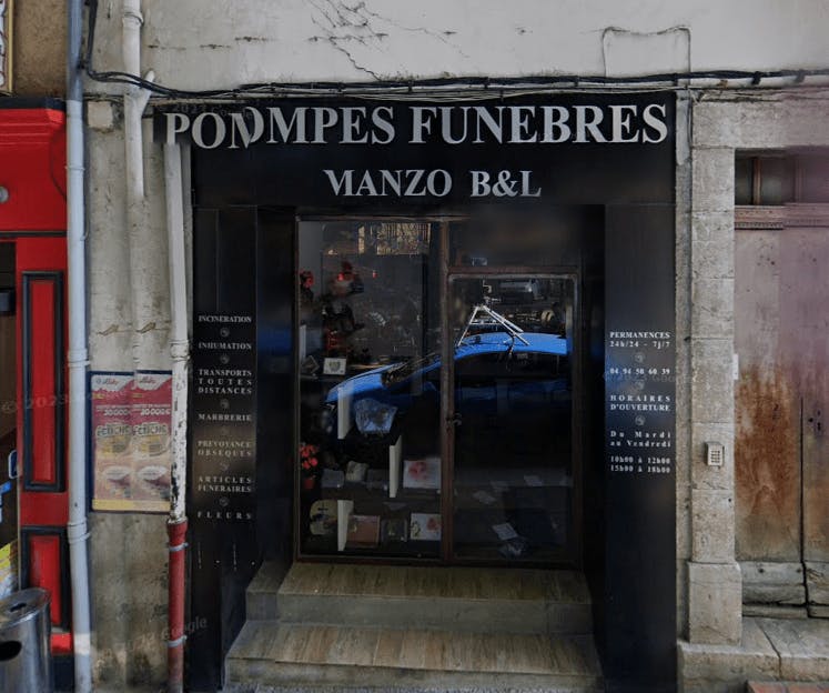 Photographie de la Pompes Funèbres Manzo B&L de Salernes