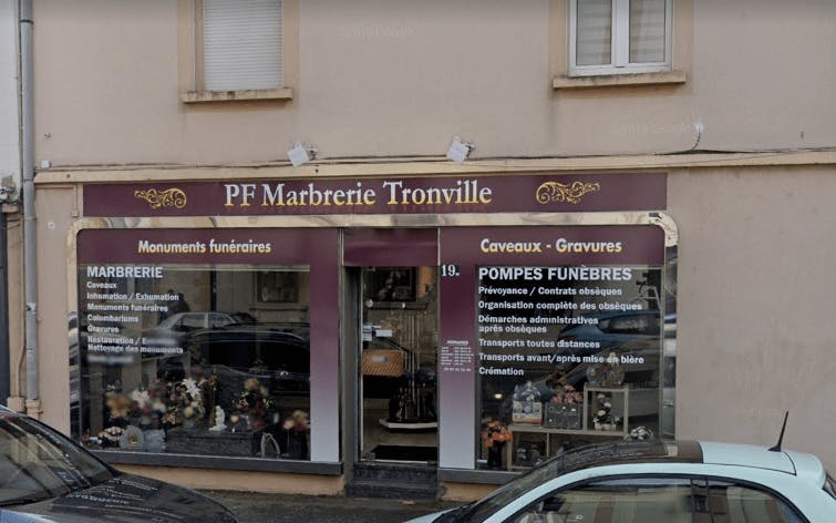 Photographie Pompes Funèbres Marbrerie Tronville de Metz