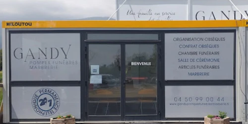 Photographie de la Pompes Funèbres Marbrerie Gandy de Chevry