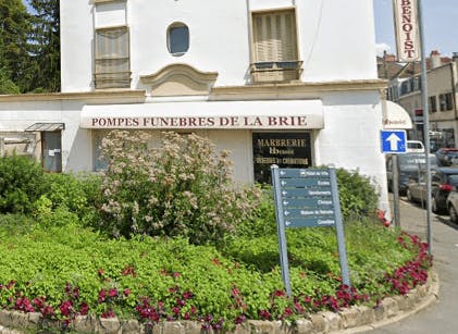 Photographie de la POMPES FUNEBRES DE LA BRIE B. BENOIST de Tournan-en-Brie
