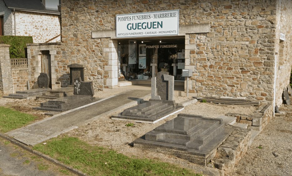 Photographie de la Pompes Funèbres et Marbrerie Gueguen à Broons