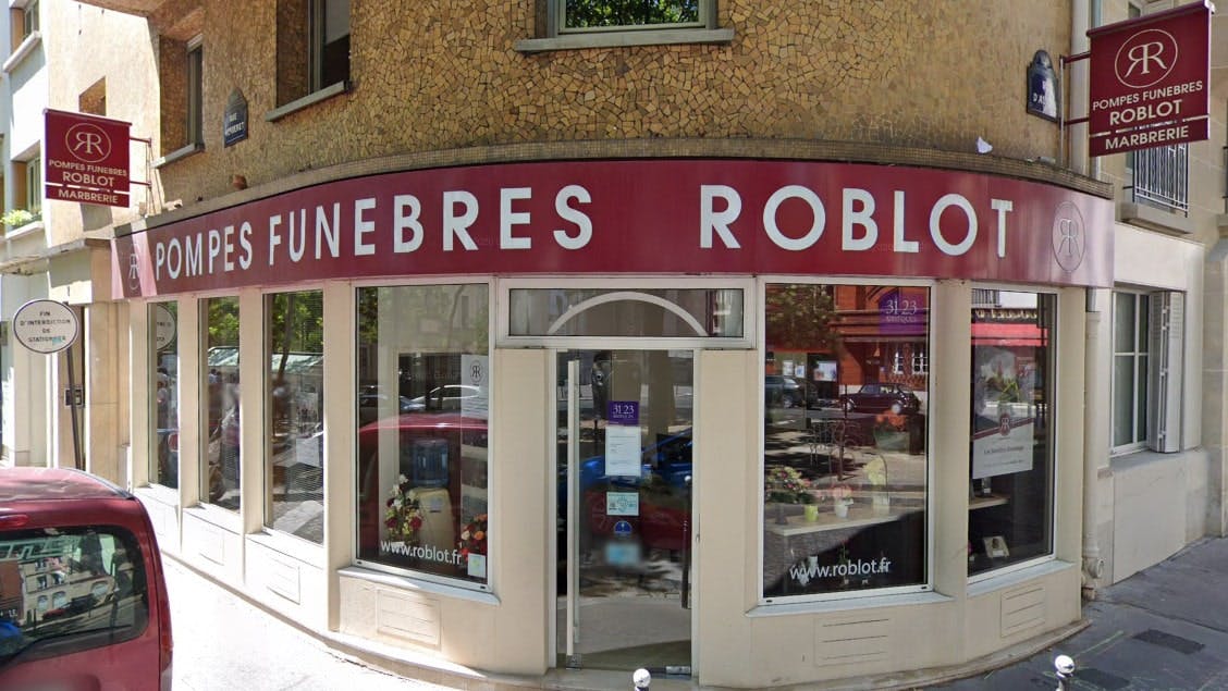 Photographies des Pompes Funèbres Roblot à Paris