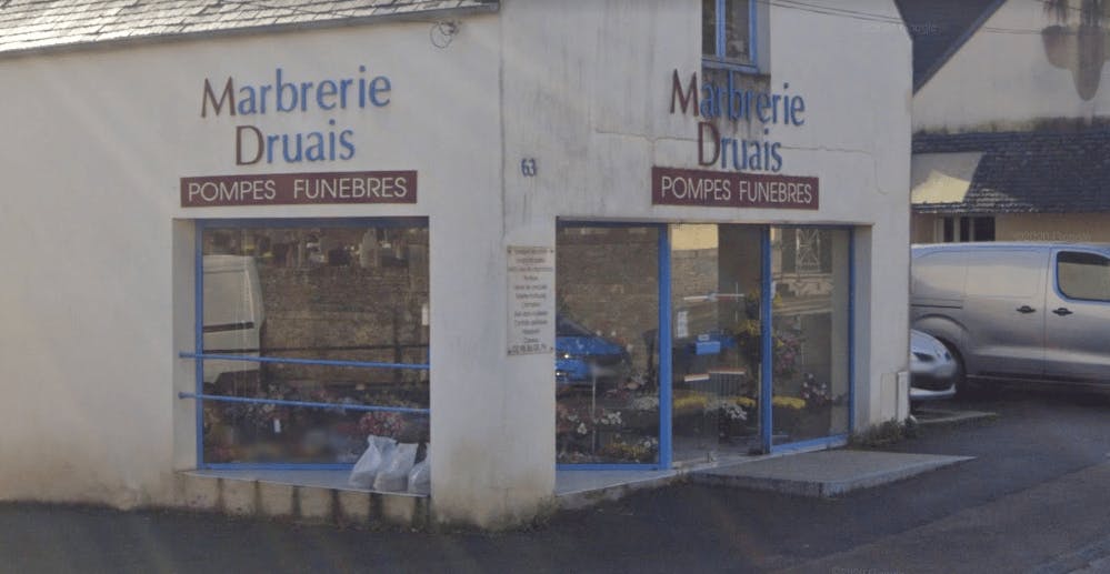 Photographie de la Pompes Funèbres et Marbrerie Druais à Châteaulin
