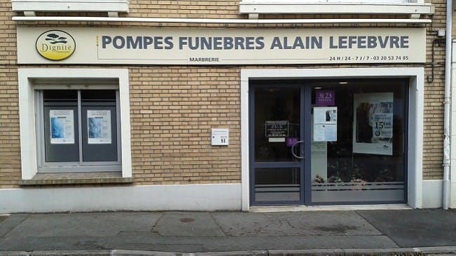 Photographies des Pompes Funèbres Marbrerie Alain Lefebvre à Faches-Thumesnil