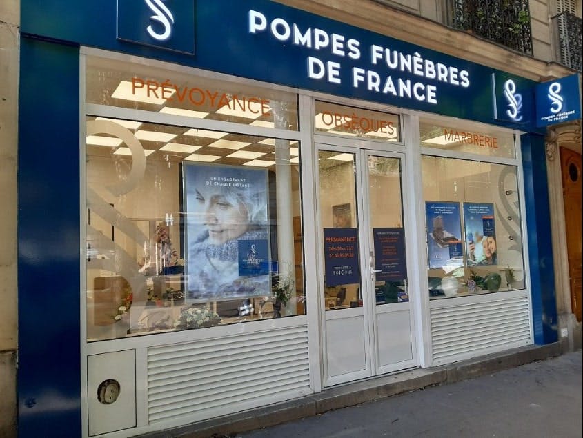 Photographies des Pompes Funèbres de France à Paris