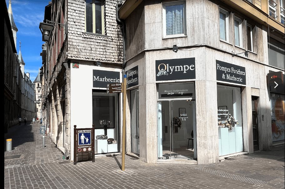 Photographie de la Pompes Funèbres & Marbrerie Olympe de Rouen
