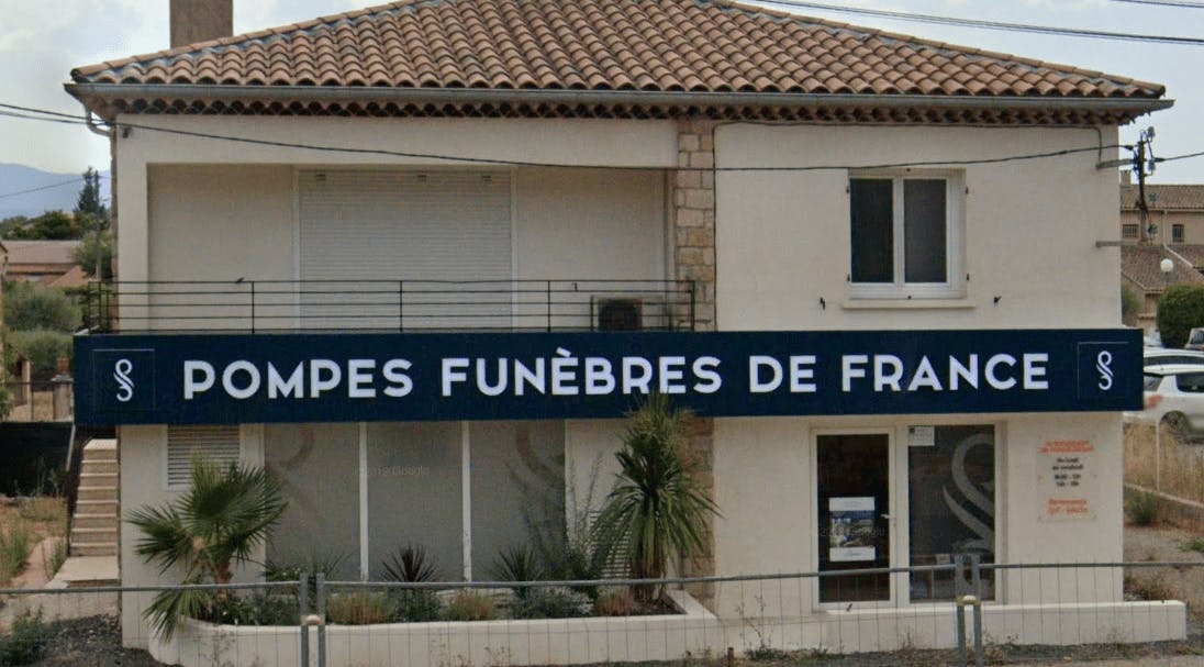 Photographie de la Pompes Funèbres de France de la ville du Luc