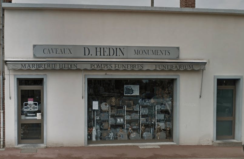Photographie de la Pompes Funèbres Marbrerie Hedin de la ville de Montdidier