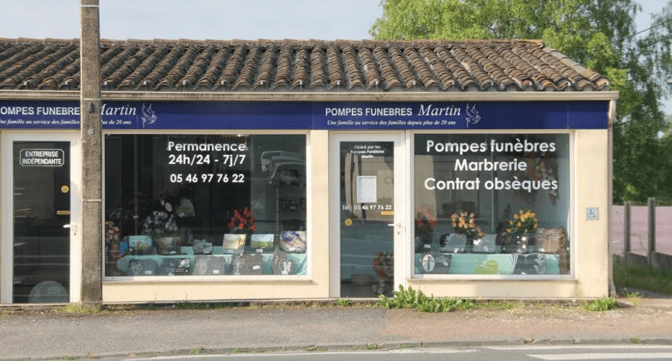 Photographie Pompes Funèbres MARTIN de Saintes