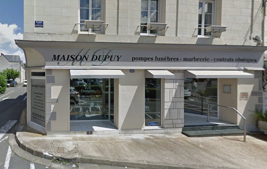 Photographies des Pompes Funèbres Maison Dupuy à La Chartre-sur-le-Loir